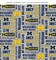 Sykel Enterprises-University of Michigan Fleece Fabric-Michigan Wolverines Heather Verbiage Fleece Blanket Fabric-Sold by the yard